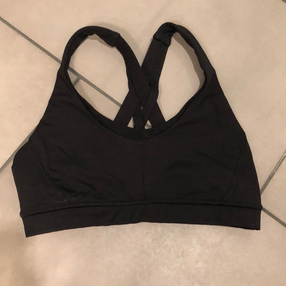 Black Lululemon Energy Bra